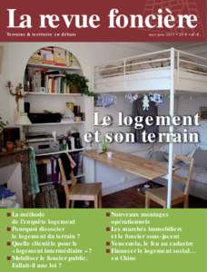 La revue foncière mai-juin 2015 • 20 € • n° 5 Terrains & territoire en débats  © Filiz Hervet