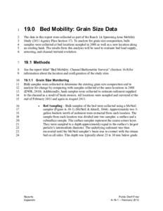 Bed Mobility: Grain Size Data 2 3