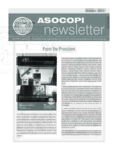 ASOCOPI  newsletter ASOCOPI - Carrera 27A No[removed]Oficina 405, Bogotá Tel/Fax[removed] - e-mail: [removed] - www asocopi.org
