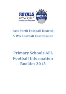 East Perth Football District & WA Football Commission