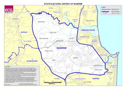 Buderim / Maroochydore / Kawana /  Queensland / Electoral district of Buderim / Shire of Maroochy / Kuluin /  Queensland / Sippy Downs /  Queensland / Parrearra /  Queensland / Mooloolaba /  Queensland / Sunshine Coast /  Queensland / Geography of Australia / Geography of Queensland