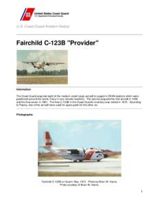 U.S. Coast Guard Aviation History  Fairchild C-123B 