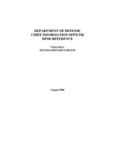 Code of Federal Regulations / Politics of the United States / Clinger–Cohen Act / Enterprise architecture / Public administration / Federal Acquisition Regulation / Government procurement in the United States / Capital Planning and Investment Control / Paperwork Reduction Act / United States Office of Management and Budget / Government / United States administrative law