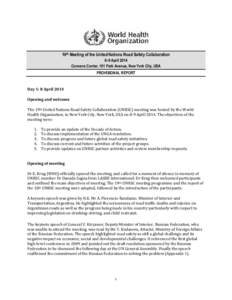 Microsoft Word - Provisional Report 19th UNRSC meeting April[removed]doc