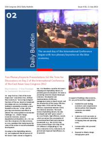 EAS Congress 2012 Daily Bulletin  Issue # 02, 11 July 2012 Daily Bulletin