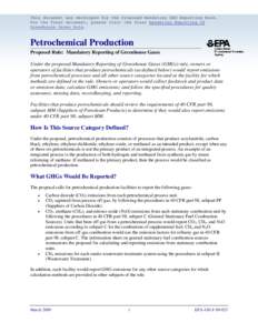 Petrochemical Production[removed]archived EPA-430-F[removed]