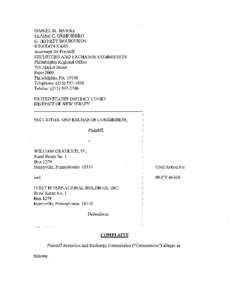 Complaint: William Graulich, IV and iVest International Holdings, Inc.