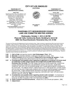 Southern California / Government / California statutes / Freedom of information in the United States / Freedom of information legislation / Van Nuys Boulevard / Public comment / Panorama City /  Los Angeles / Neighborhood councils / Meetings / Parliamentary procedure / Geography of California