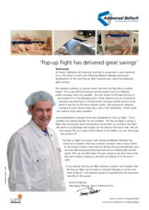 ‘Pop-up flight has delivered great savings‘ Testimonial At Sirena Coldstores A/S reducing food loss in production is very important to us. We chose to work with Ammeraal Beltech Modular during the development of the 