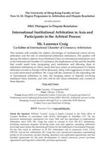 International arbitration / International law / Arbitral tribunal / International Centre for Settlement of Investment Disputes / International commercial law / Gary Born / Emmanuel Gaillard / Law / Arbitration / Legal terms