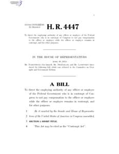 I  113TH CONGRESS 2D SESSION  H. R. 4447