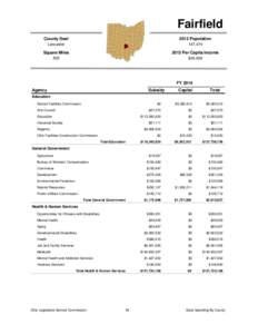 Fairfield County Seat 2012 Population  Lancaster