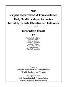 Virginia State Route 35 / Southampton County /  Virginia / Southampton / Annual average daily traffic / Virginia State Route 186 / Local government in England / Hampshire / South East England