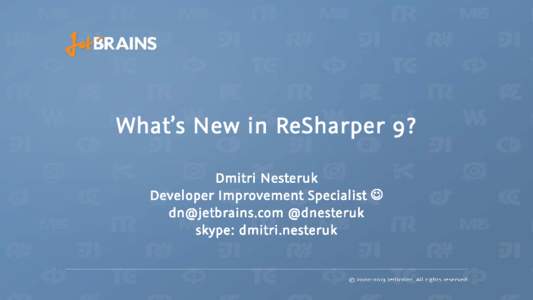 What’s new in ReSharper 9?