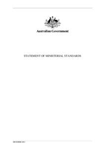 STANDARDS OF MINISTERIAL ETHICS