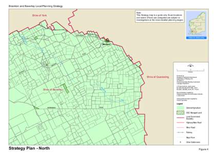 Brookton and Beverley Local Planning Strategy Note: This Strategy map is a guide only. Exact locations and extent of land use categories are subject to investigations at the more detailed planning stages.