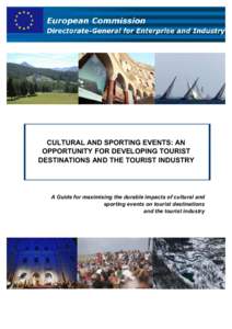 EUROPA - Enterprise and Industry â€“ Study on the impact of cultural and sporting events on SMEs