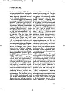 Silvi Vare 70:Layout[removed]:56 Page 531  Silvi vare 70 Õnnitleme juubeli puhul Silvi Varet ja täname teda pühendunud panuse eest eesti keeleteadusse ja keelepoliitikasse,