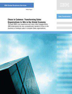 IBM Global Business Services White Paper