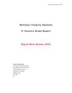 National Integrity Systems[removed]National Integrity Systems