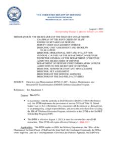 Directive-type Memorandum (DTM[removed], August 1, 2013; Incorporating Change 1, Effective January 24, 2014