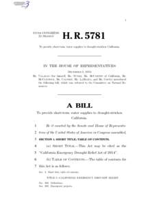 I  113TH CONGRESS 2D SESSION  H. R. 5781