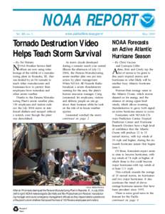 NOAA REPORT Vol. XIV, no. 5 May[removed]www.publicaffairs.noaa.gov/nr