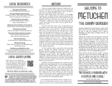 Microsoft Word[removed]Welcome to Metuchen -  July August 2014.doc