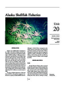 UNIT 20 AL ASK A SHELLFISH FISHERIES Alaska Shellfish Fisheries Unit