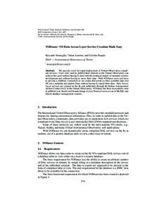 Astronomical Data Analysis Software and Systems XX ASP Conference Series, Vol. 442 Ian N. Evans, Alberto Accomazzi, Douglas J. Mink, and Arnold H. Rots, eds. c 2011 Astronomical Society of the Pacific