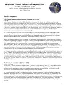 Global warming and hurricanes / Office of Oceanic and Atmospheric Research / Christopher Landsea / National Hurricane Center / Atlantic Oceanographic and Meteorological Laboratory / Tropical cyclone forecast model / Hurricane Hunters / Hurricane Katrina / HURDAT / Meteorology / Atmospheric sciences / National Oceanic and Atmospheric Administration