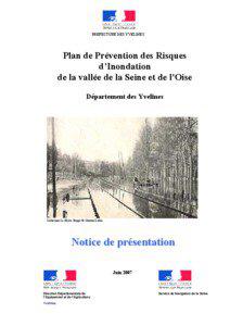 PREFECTURE DES YVELINES  Plan de Prévention des Risques