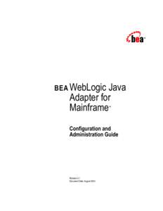 BEA Systems / Oracle WebLogic Server / Web application frameworks / WebLogic / Tuxedo / Transaction processing / Java Platform /  Enterprise Edition / CICS / Computing / Java enterprise platform / Software