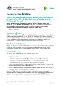 Tertiary education in Australia / Council on Chiropractic Education – USA / Higher education accreditation / Evaluation / Quality assurance / Accreditation