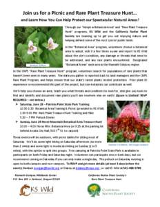 Conservation / United States / Klamath Mountains / California Native Plant Society / Environment of the United States