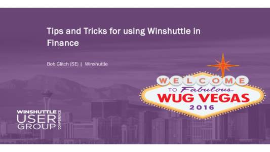 Tips and Tricks for using Winshuttle in Finance Bob Glitch (SE) | Winshuttle General Tip #1 IF Debits