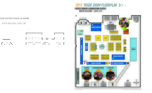 2015 TRADE SHOW FLOORPLAN  TABLE of CONTENTS METRO TORONTO CONVENTION CENTRE NORTH BUILDING - LEVEL 100