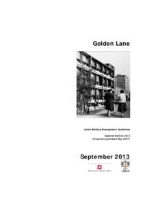 Golden Lane  Listed Building Management Guidelines Updated Edition[removed]Originally published May 2007)
