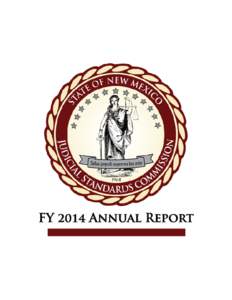 FY 2014 Annual Report  F Y 2014 Annual Report Joyce Bustos Chair