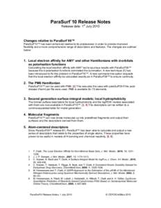 Cheminformatics / AM1* / Ions / Molecular physics / Quantitative structure–activity relationship / Electron affinity / Chemistry / Atomic physics / Chemical properties