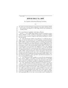 Session of[removed]HOUSE BILL No[removed]By Legislative Educational Planning Committee 1-6 9