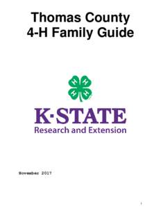 Thomas County 4-H Family Guide November