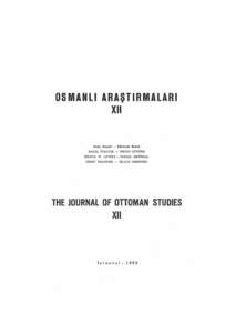 ARAŞTIRMALARI  OSMANLI