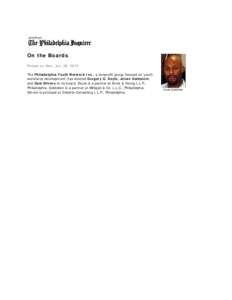 Microsoft Word - Jovan Goldstein Philadelphia Inquirer[removed]