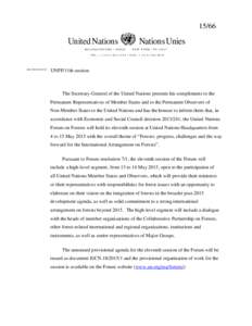 [removed]United Nations H E A D Q U A RT E R S • S I E G E  Nations Unies