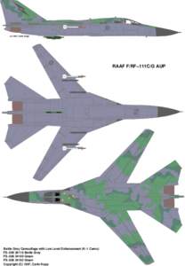 A8−129  (c) 1997, Carlo Kopp RAAF F/RF−111C/G AUP