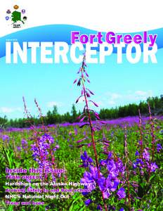 INTERCEPTOR August 2012 Inside this issue:  TEAM GREELY