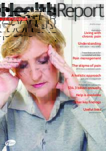 ISSUE #46 – CHRONIC PAIN  In this issue: Australians  Living with