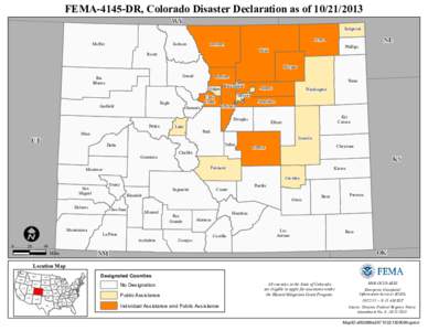 FEMA-4145-DR, Colorado Disaster Declaration as of[removed]WY Moffat  Sedgwick
