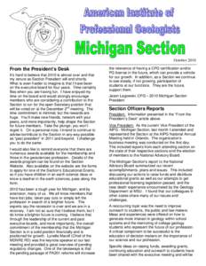 Microsoft Word - October 2010 Newsletter 2.doc